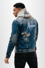 Load image into Gallery viewer, DAMAGED DENIM JACKET