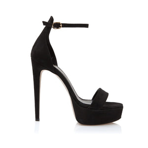 SANTE SUEDE HEELED SANDALS
