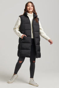 LONGLINE QUILTED GILET