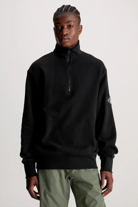 BADGE WAFFLE HALF ZIP