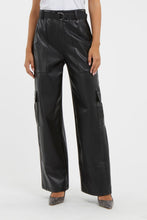 Load image into Gallery viewer, CARGO LEATHER PANTS