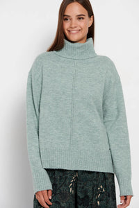 KNITTED TOP HIGH NECK