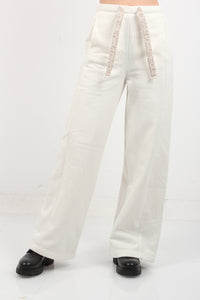 TAPE WIDE LEGG JOG PANTS