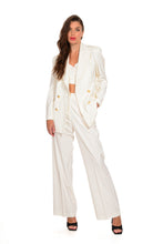 Load image into Gallery viewer, HALTER TOP WITH LUREX STRIPE