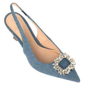 SANTE SHOES SATEN STRASS