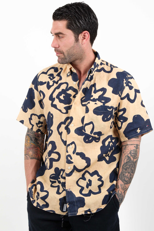 BIG FLORAL PRINT RF SHIRT