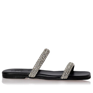 SANTE SHOES FLAT STRASS