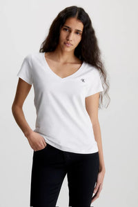 CK EMBRO STRETCH V-NECK TEE