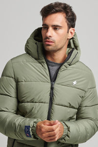 HOODED SPORTS PUFFER