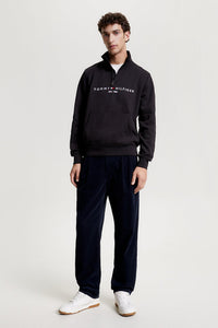 TOMMY LOGO MOCKNECK
