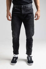 Load image into Gallery viewer, TROUSERS  BLACK JEANS CHIAIA 70