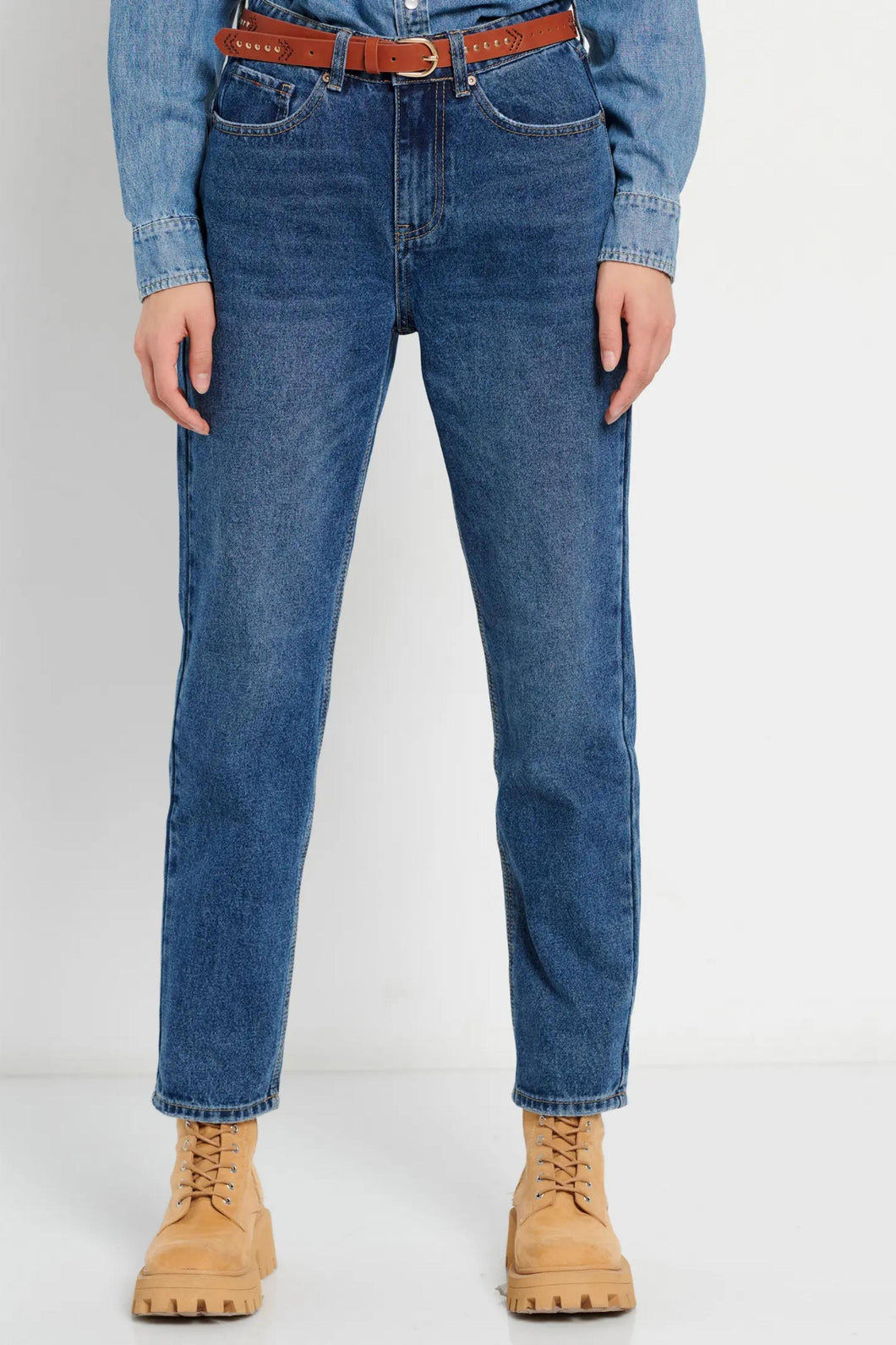 TROUSERS JEANS MOMS FIT