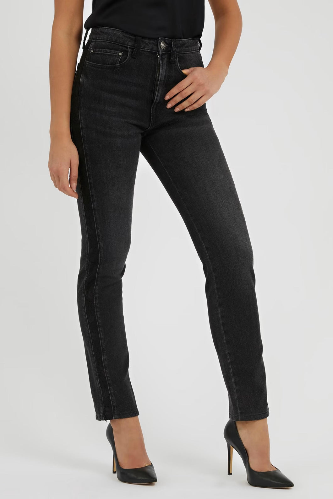 GIRLY SIDEBAND TROUSER JEANS
