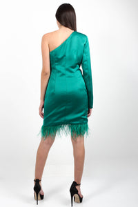 DRESS SATEN MINI FTERO