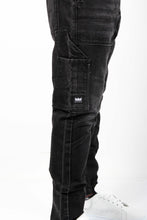 Load image into Gallery viewer, TROUSERS BLACK DENIM RAIL-2022