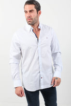 Load image into Gallery viewer, STRETCH PENCIL STRIPE SF SHIRT