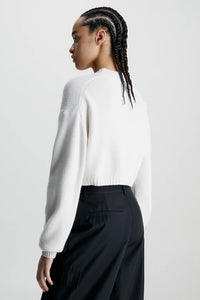 SHORT LAMBSWOOL SWEATER