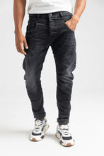 Load image into Gallery viewer, TROUSERS  BLACK JEANS MAGGIO 7