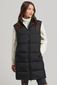 LONGLINE QUILTED GILET
