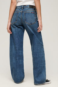 OVIN RAW HEM WIDE LEG JEANS