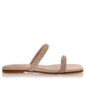 SANTE SHOES FLAT STRASS