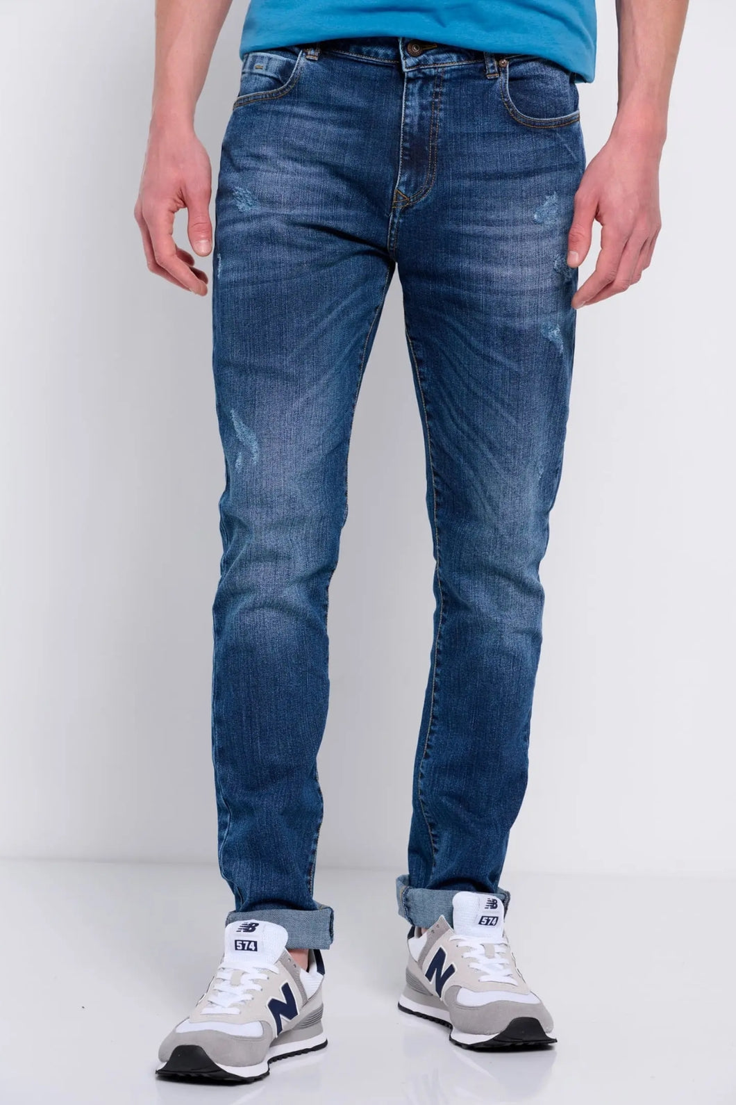 TROUSERS JEANS TAPERED FIT