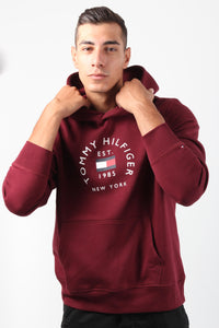 HILFIGER FLAG ARCH HOODIE