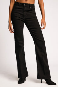 BEATRICE BLACK DENIM TROUSERS