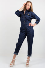 Load image into Gallery viewer, FULL LENGTH DENIM JUMPSUIT