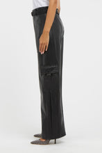 Load image into Gallery viewer, CARGO LEATHER PANTS
