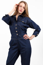 Load image into Gallery viewer, FULL LENGTH DENIM JUMPSUIT