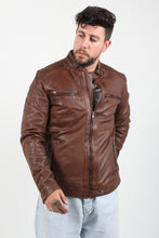 Load image into Gallery viewer, ANTHONY SHEEP VEG DYED LEATHER JACKET