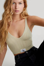 Load image into Gallery viewer, WOVEN LABEL SWEATER BRALETTE