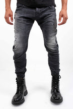 Load image into Gallery viewer, MAGGIO 8 DENIM TROUSERS BLACK