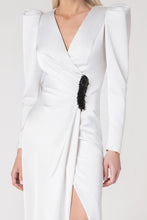 Load image into Gallery viewer, DRESS MAXI SATEN KROUAZE