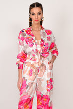 Load image into Gallery viewer, SATIN FLORAL SHIRT