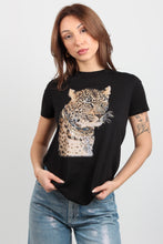 Load image into Gallery viewer, SS LEOPARD JEWEL TEE