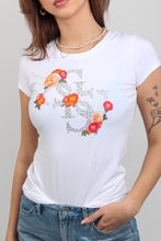 Load image into Gallery viewer, SS FLOWER QUATTRO LOGO R3 TOP