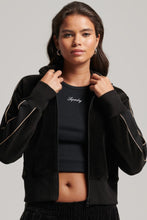 Load image into Gallery viewer, CODE LOGO VELOUR TRACK SWEATER