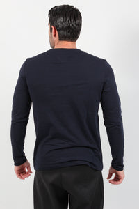 SMALL CHEST MONOTYPE LS TEE
