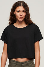 Load image into Gallery viewer, STUD SLOUCHY CROPPED TEE