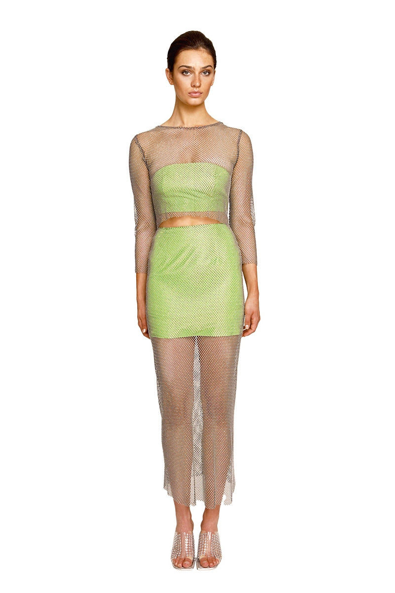 SKIRT STRAS SANTOYK MINI