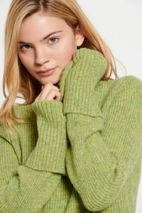 KNITTED TOP HIGH NECK