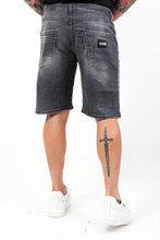 Load image into Gallery viewer, FABBRI 4 DENIM BLACK  SHORTS