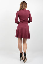 Load image into Gallery viewer, RIB PLEATED PAIGE SWTR DRESS