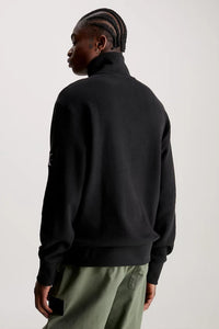 BADGE WAFFLE HALF ZIP