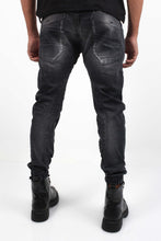 Load image into Gallery viewer, MAGGIO 8 DENIM TROUSERS BLACK